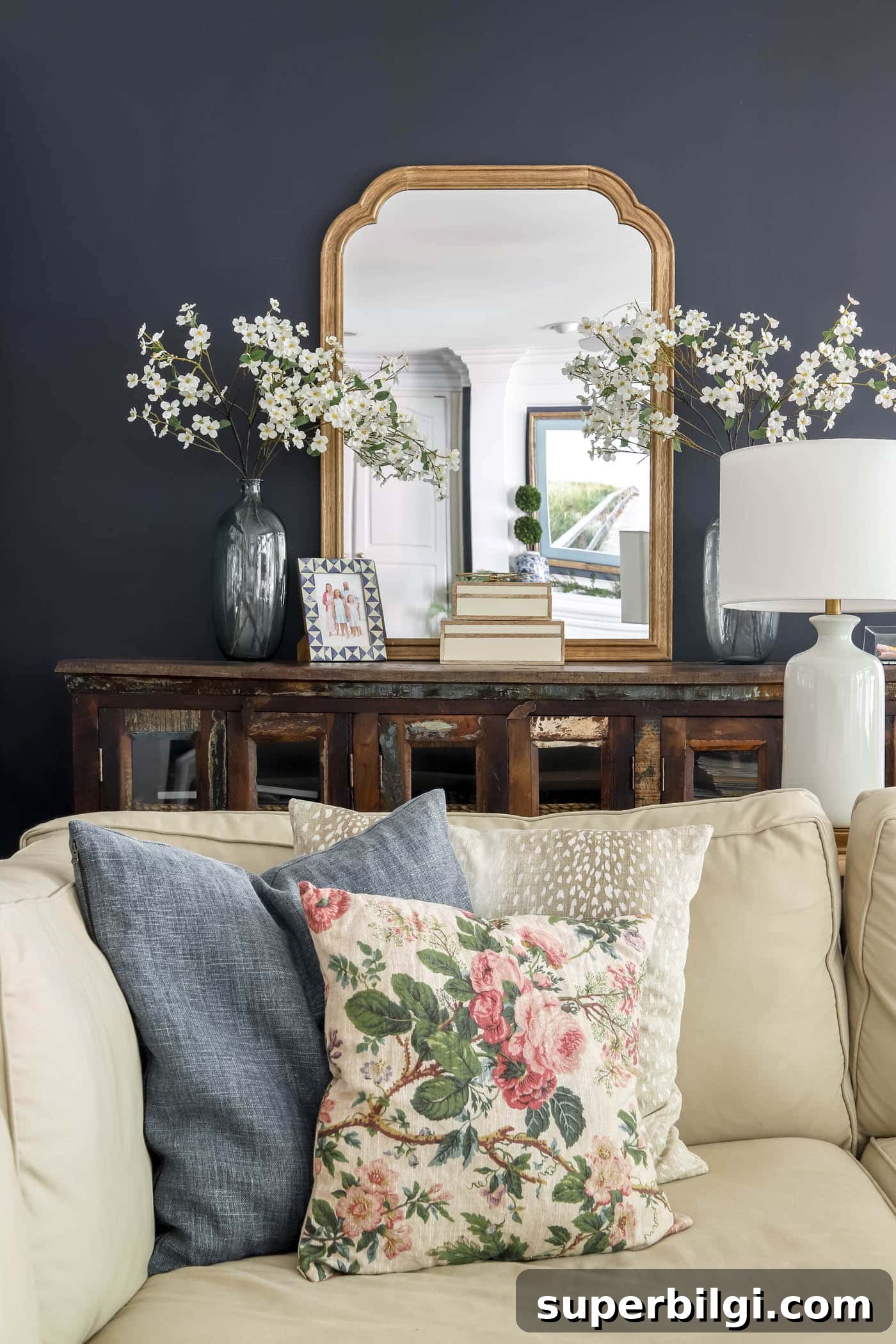 Summer Decor Ideas to Refresh Your Home 9 summer floral pillow