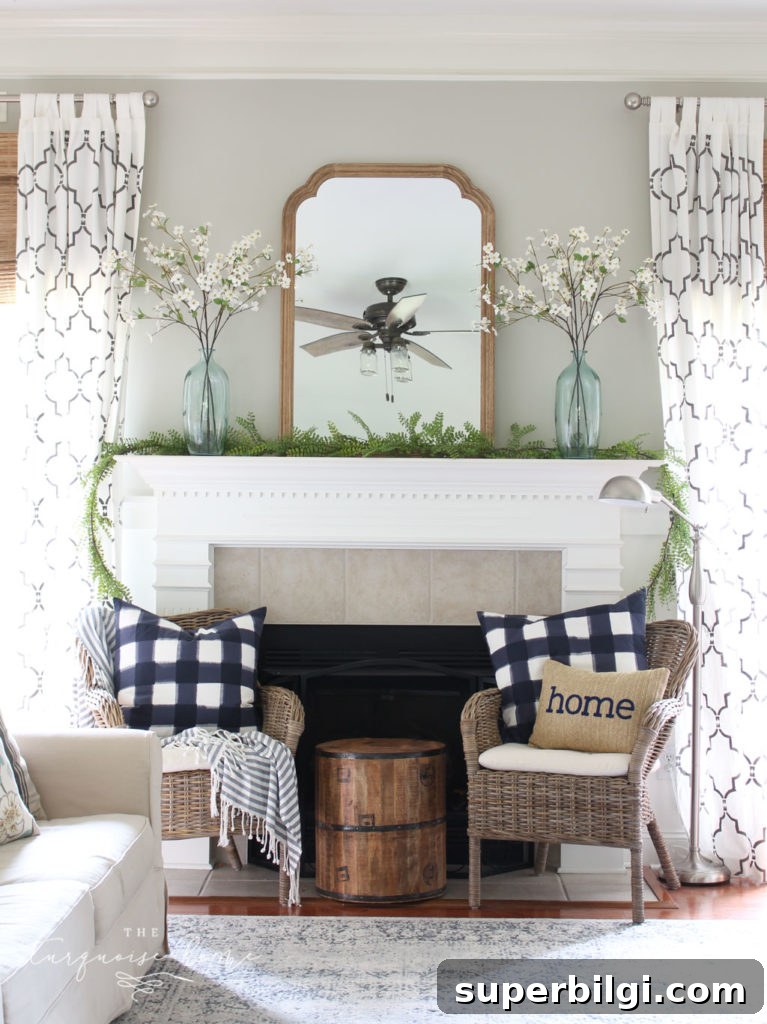Summer Decor Ideas to Refresh Your Home 4 Simple Summer Mantel Decor