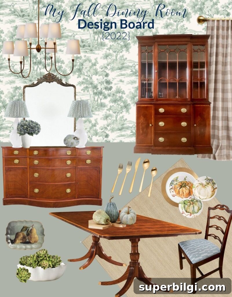 Fall Decorating Ideas for Home & Porch 2022 4 Fall 2022 Dining Room Design Board