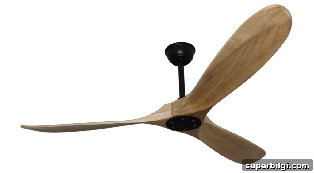 15 Ceiling Fans to Elevate Your Stylish Home Decor 6 Contemporary wooden ceiling fan