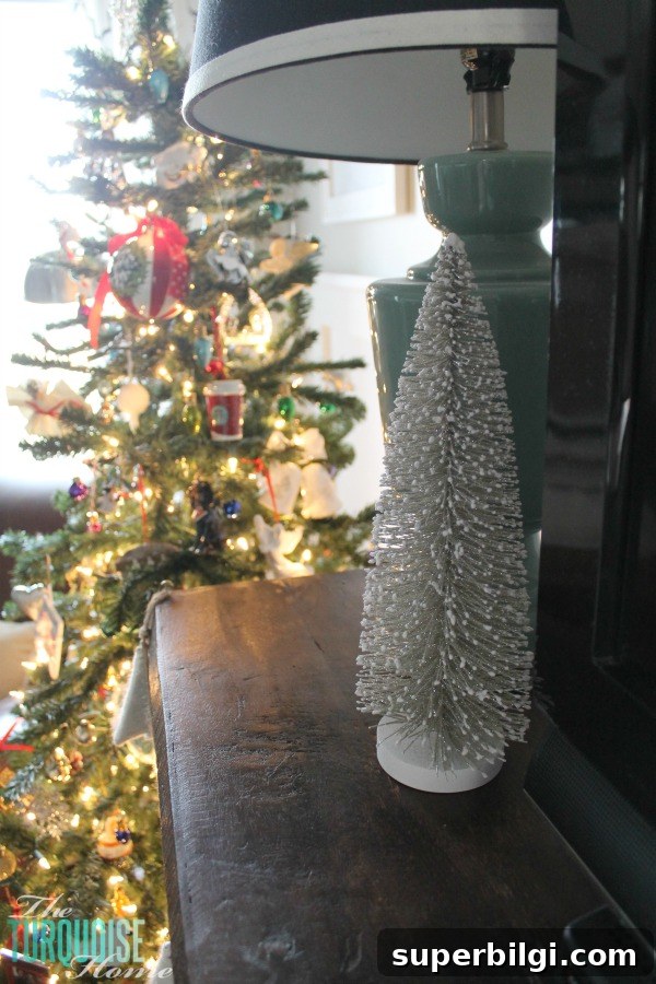 Christmas Living Room Decor Ideas to Transform Your Space 4 Simple Winter and Christmas Decor in the Living Room | TheTurquoiseHome.com