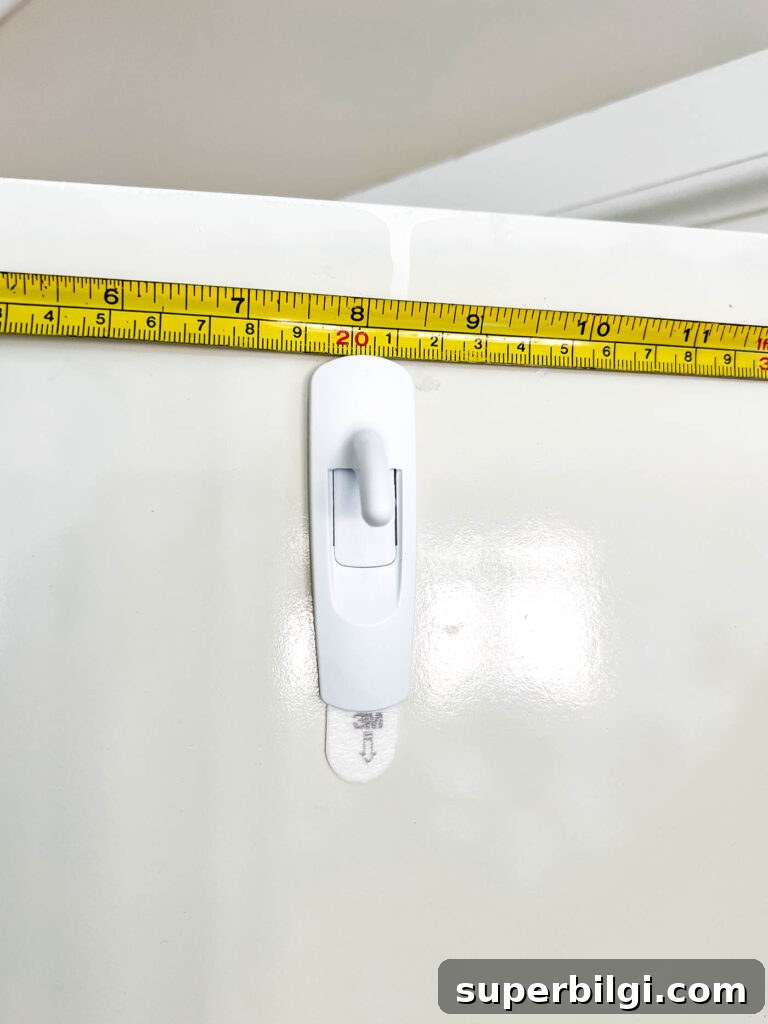 Creative Ways to Hang Wreaths on Kitchen Cabinets 9 Command hook for cabinet wreath