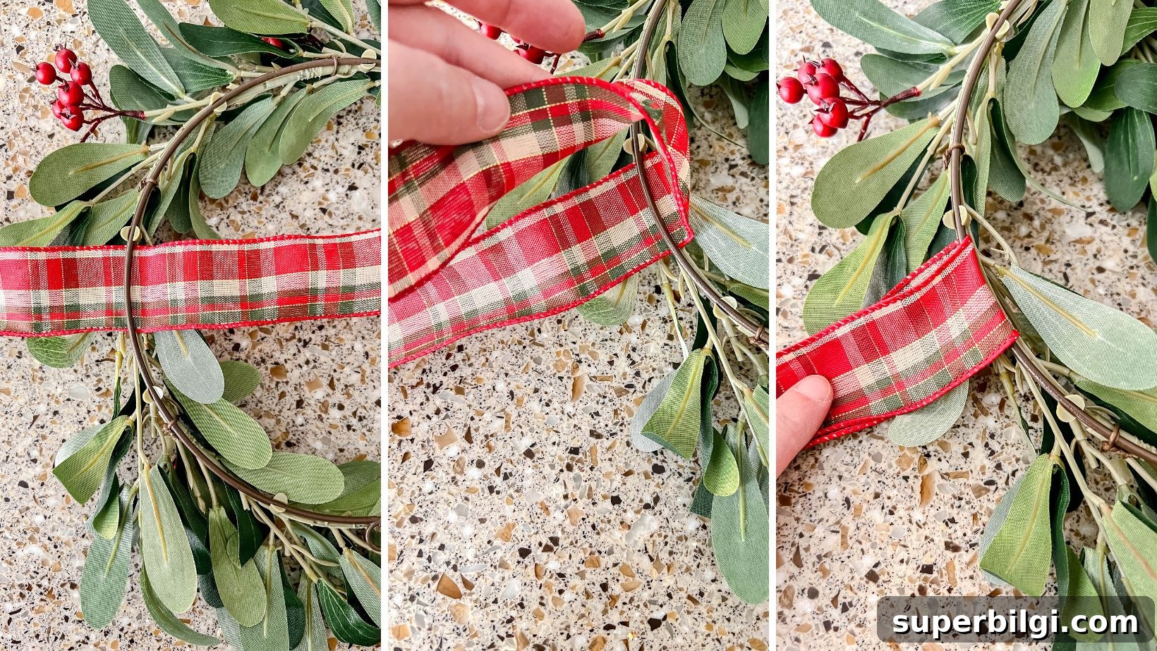 Creative Ways to Hang Wreaths on Kitchen Cabinets 12 How to Display Kitchen Cabinet Wreaths