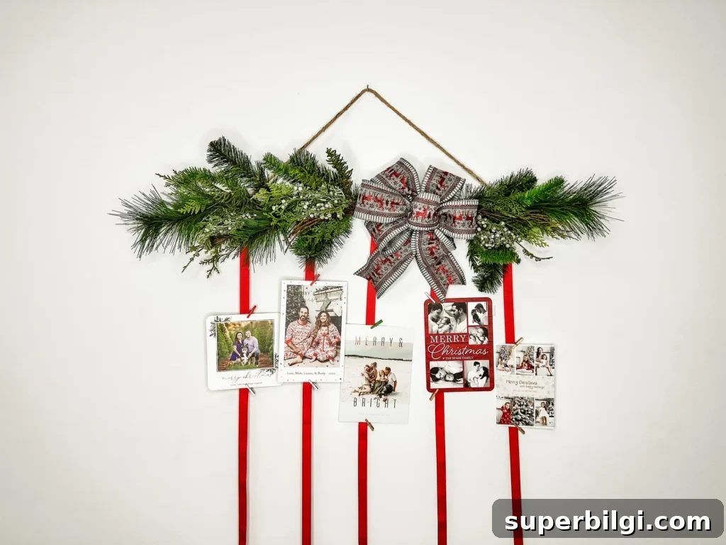 Christmas Wreath Card Holder