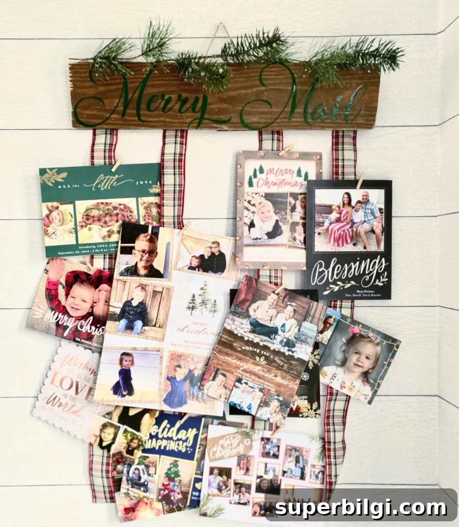 Merry Mail Wall Display