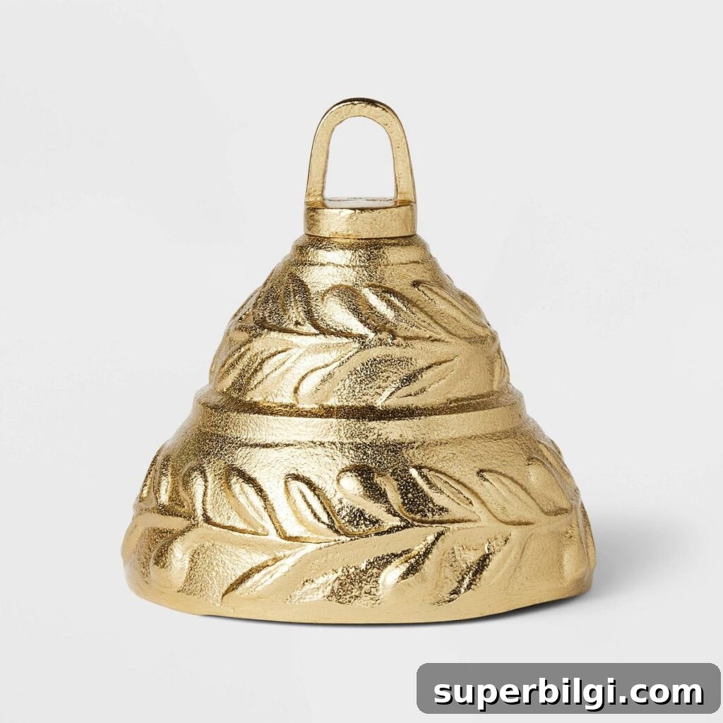 7 Creative Ways to Decorate with Christmas Bells 13 Cast Brass Bell Figure