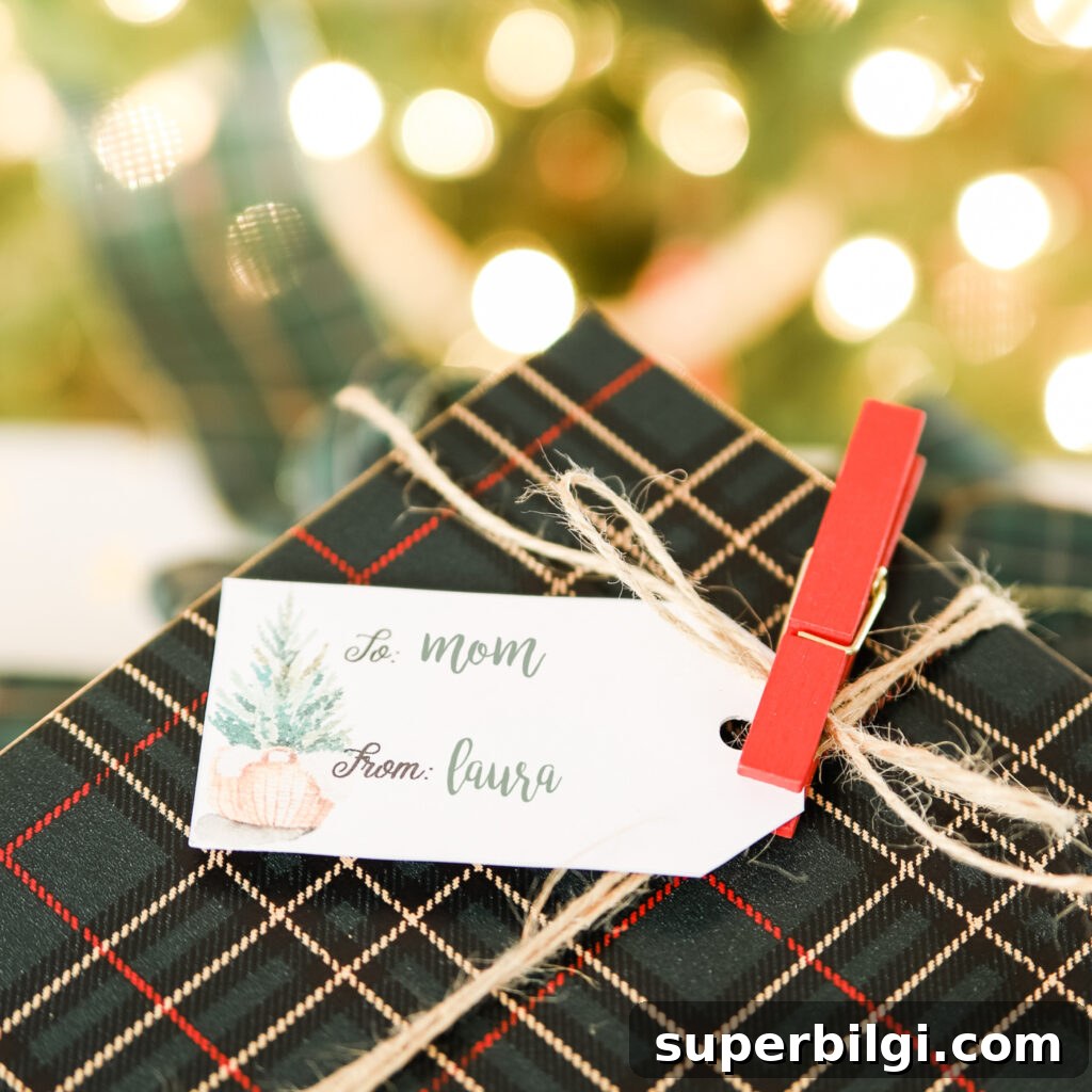 Creative Christmas Gift Wrapping Ideas and DIY Tips 13 Free Printable Gift Tags