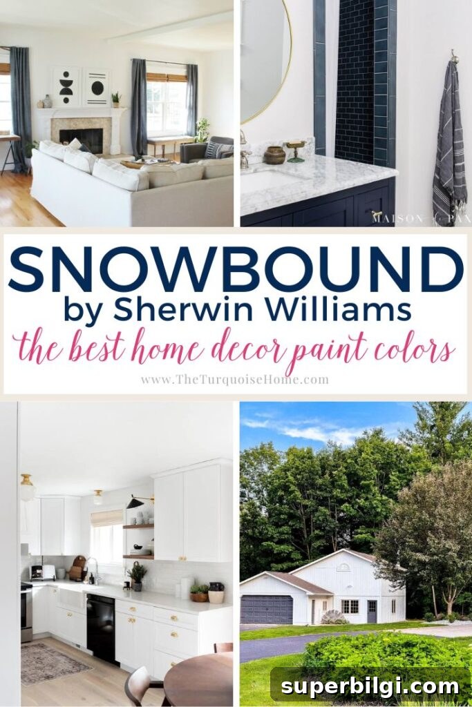 Sherwin-Williams Snowbound Paint Color: Undertones and Uses 2 Snowbound by Sherwin Williams paint color