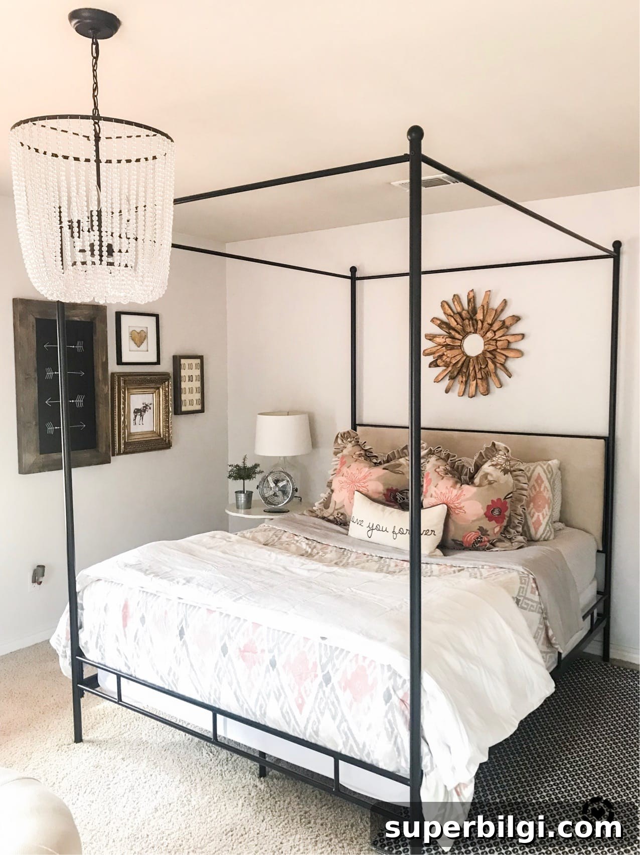 Sherwin-Williams Snowbound Paint Color: Undertones and Uses 6 bedroom with walls painted in Sherwin Williams Snowbound