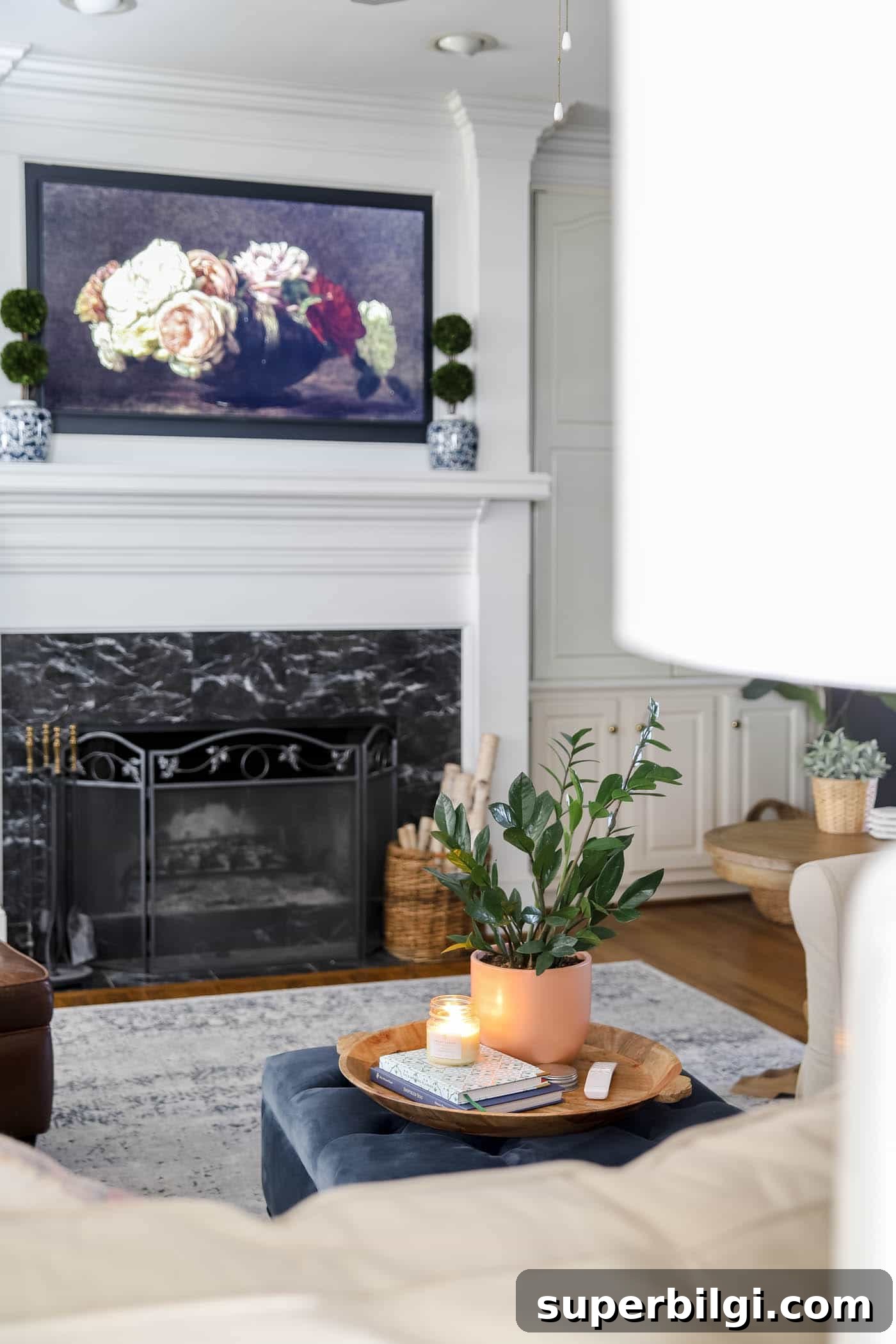 How High Should You Mount Your TV? Room-by-Room Guide 4 spring living room with TV