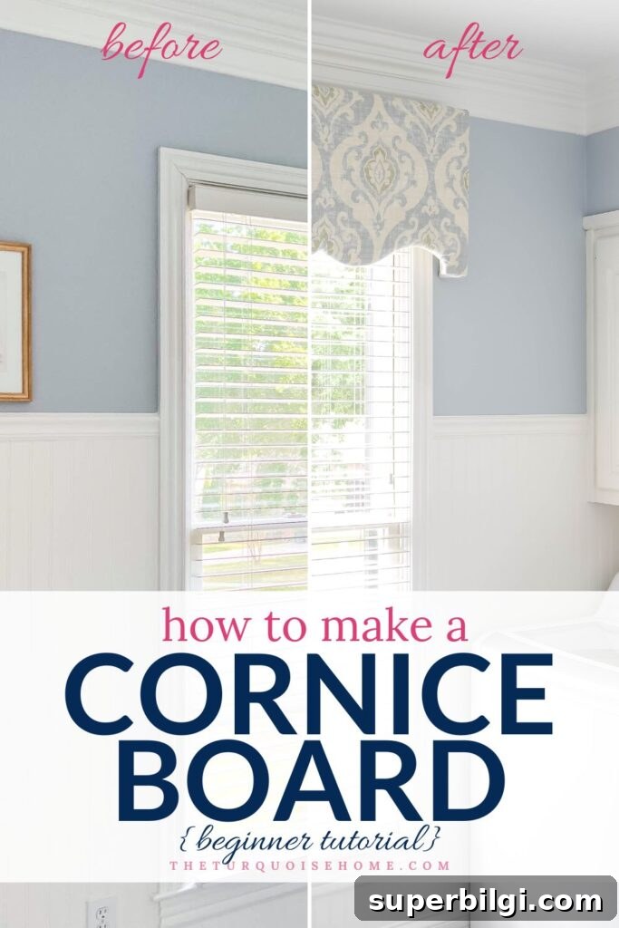 How to Make a Fabric Covered Cornice Board for Windows 2 How to Make a Cornice Board with fabric