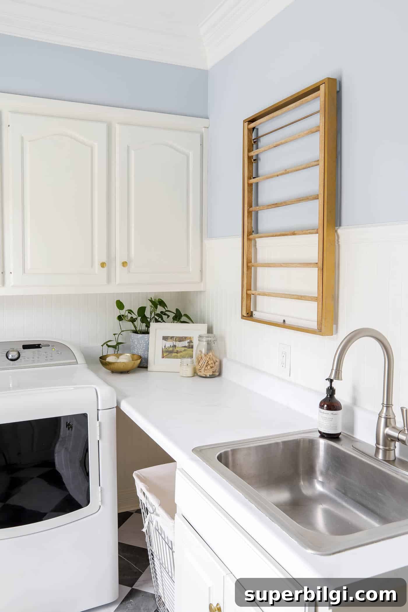 16 Budget Friendly Laundry Room Storage Ideas 10 Laundry room with sink and counter space