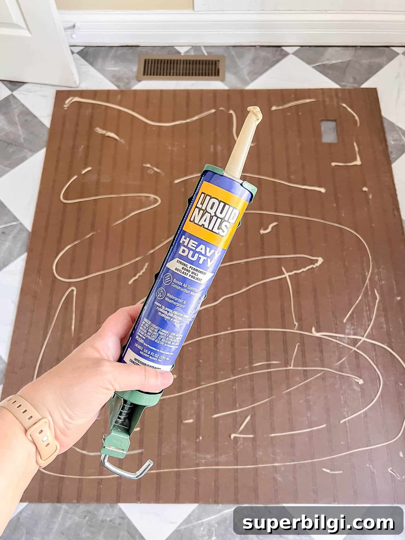Beadboard Home Upgrades: Design Ideas, Costs and Installation 9 liquid nails for beadboard installation