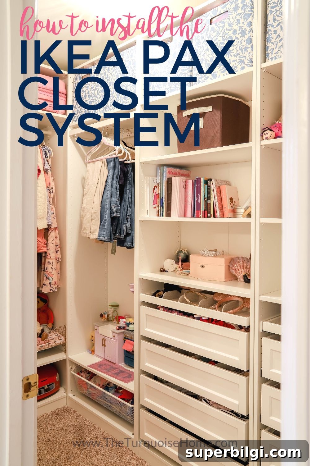 How to Maximize Closet Space Using the IKEA PAX System 2 IKEA PAX Closet makeover