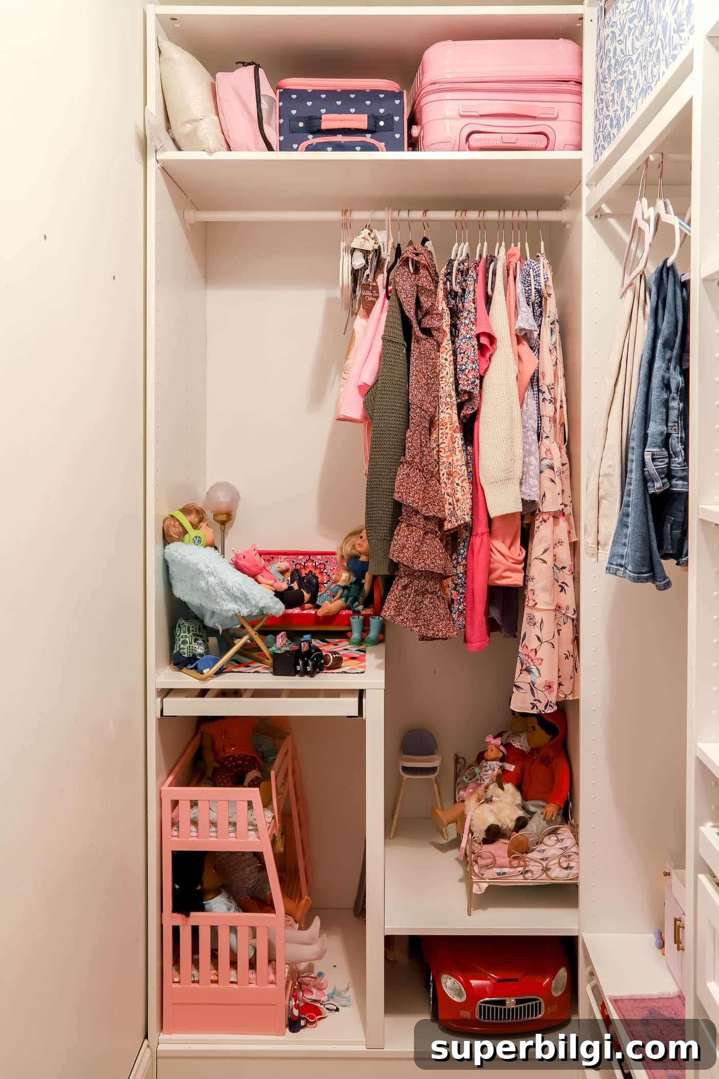 How to Maximize Closet Space Using the IKEA PAX System 11 Basic Clothing Rail in PAX Wardrobe Closet System