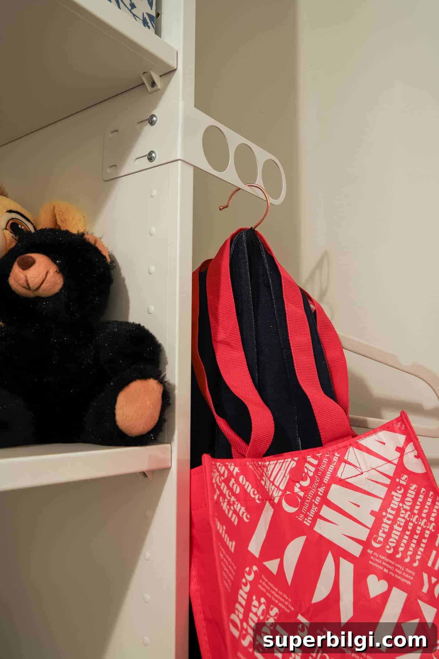 How to Maximize Closet Space Using the IKEA PAX System 16 IKEA KOMPLEMENT valet hanger