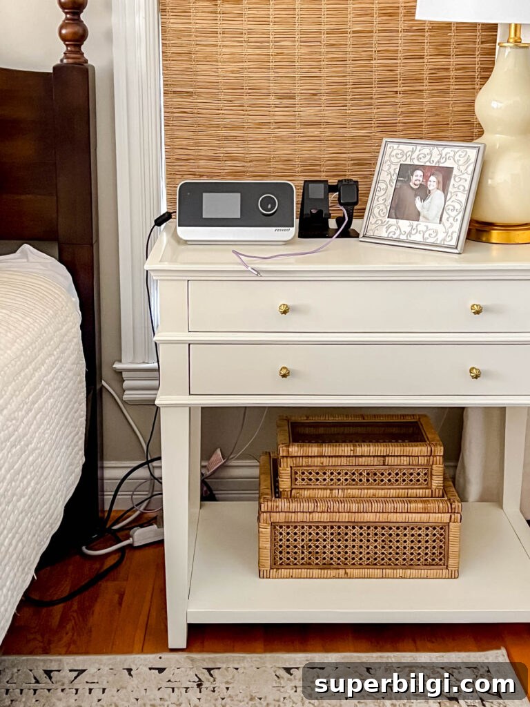 Bedside Cable Management Ideas for a Tidy Nightstand 3 Bedside Cords are a mess