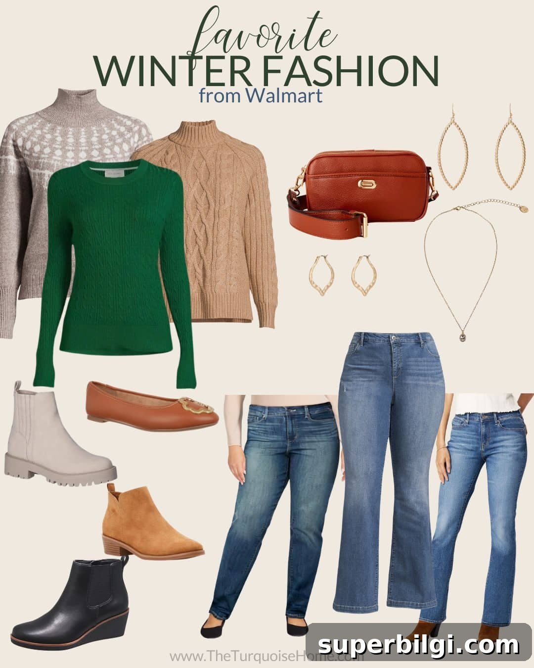 Affordable Winter Jeans and Cozy Sweaters 7 winter fashion finds