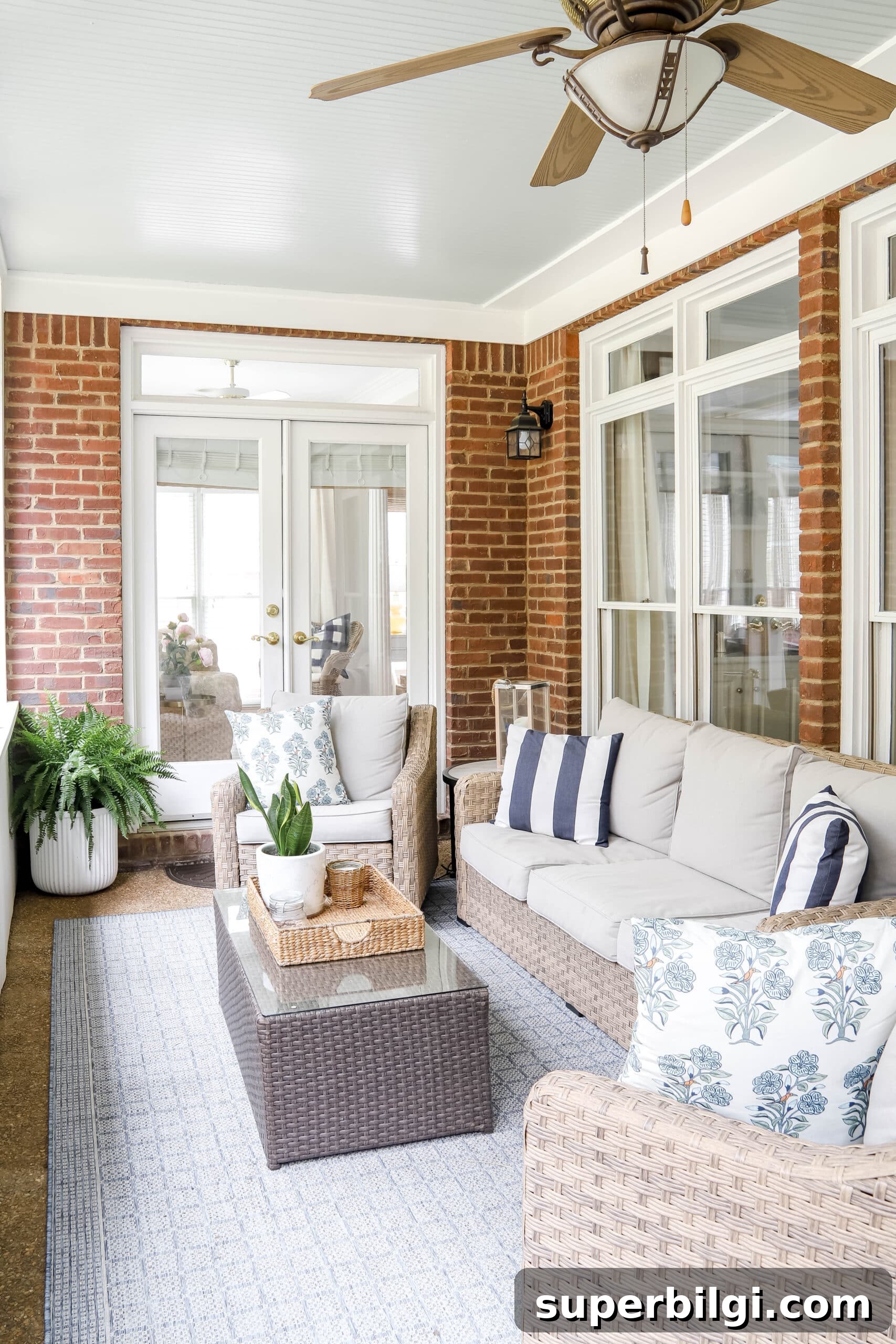 Affordable Wicker Patio Furniture: Stylish Outdoor Sets 6 back porch decorating ideas
