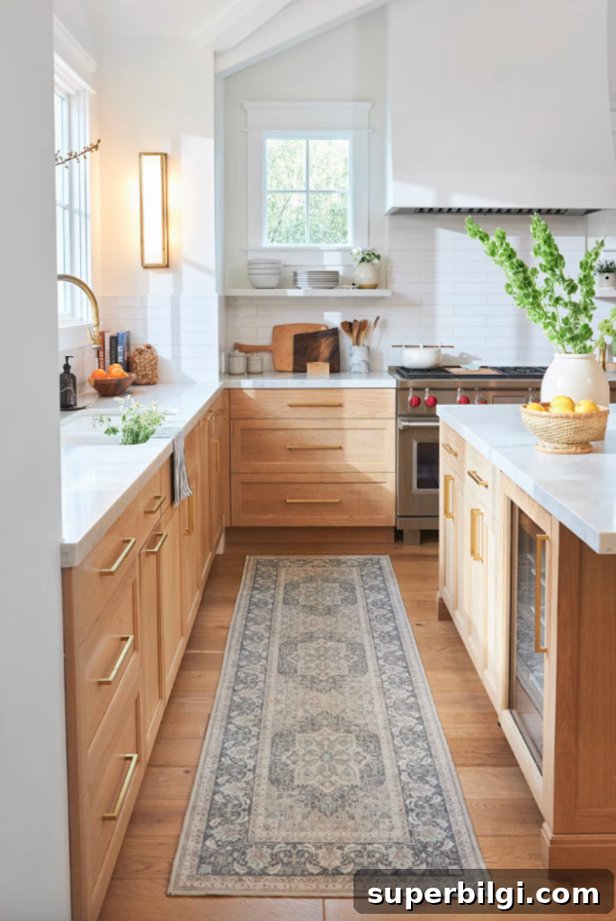 10 Stylish Washable Kitchen Runner Rugs You'll Love 4 Ruggable Hendesi Heriz Abalone Runner