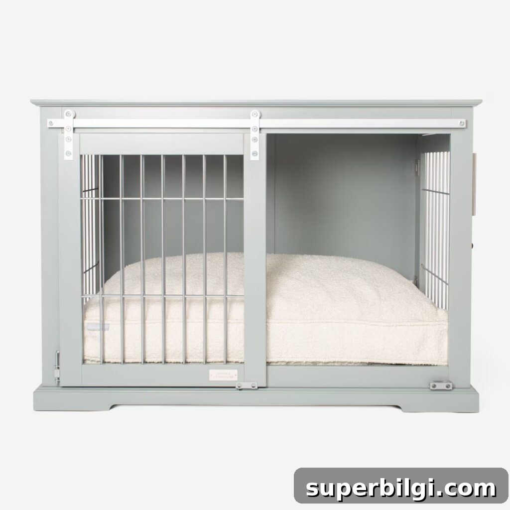 10+ Stylish Dog Crate Furniture Ideas for Modern Homes 14 lords and labradors crate table