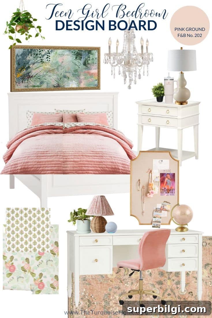 Teen Girl Bedroom Ideas: 10+ Stylish Tips and Tricks 4 teen girl bedroom design board