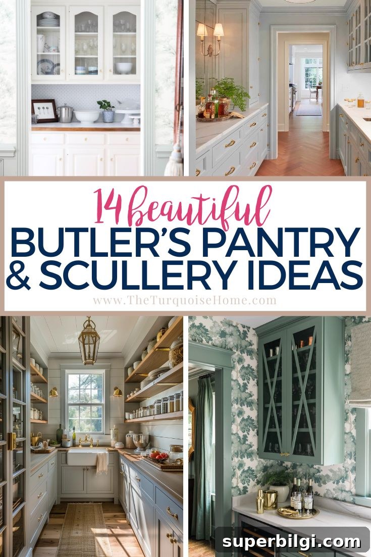 10+ Butler's Pantry Ideas for Stylish, Functional Spaces 2 beautiful scullery and butler's pantry ideas