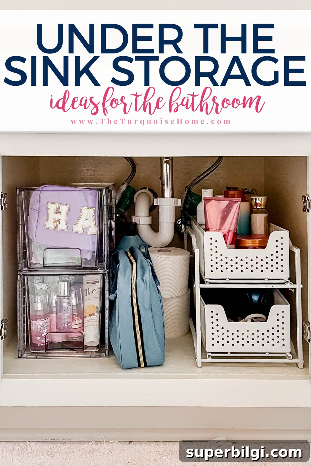 Under-Sink Storage Ideas for Bathroom Organization 2 under the sink bathroom storage ideas.