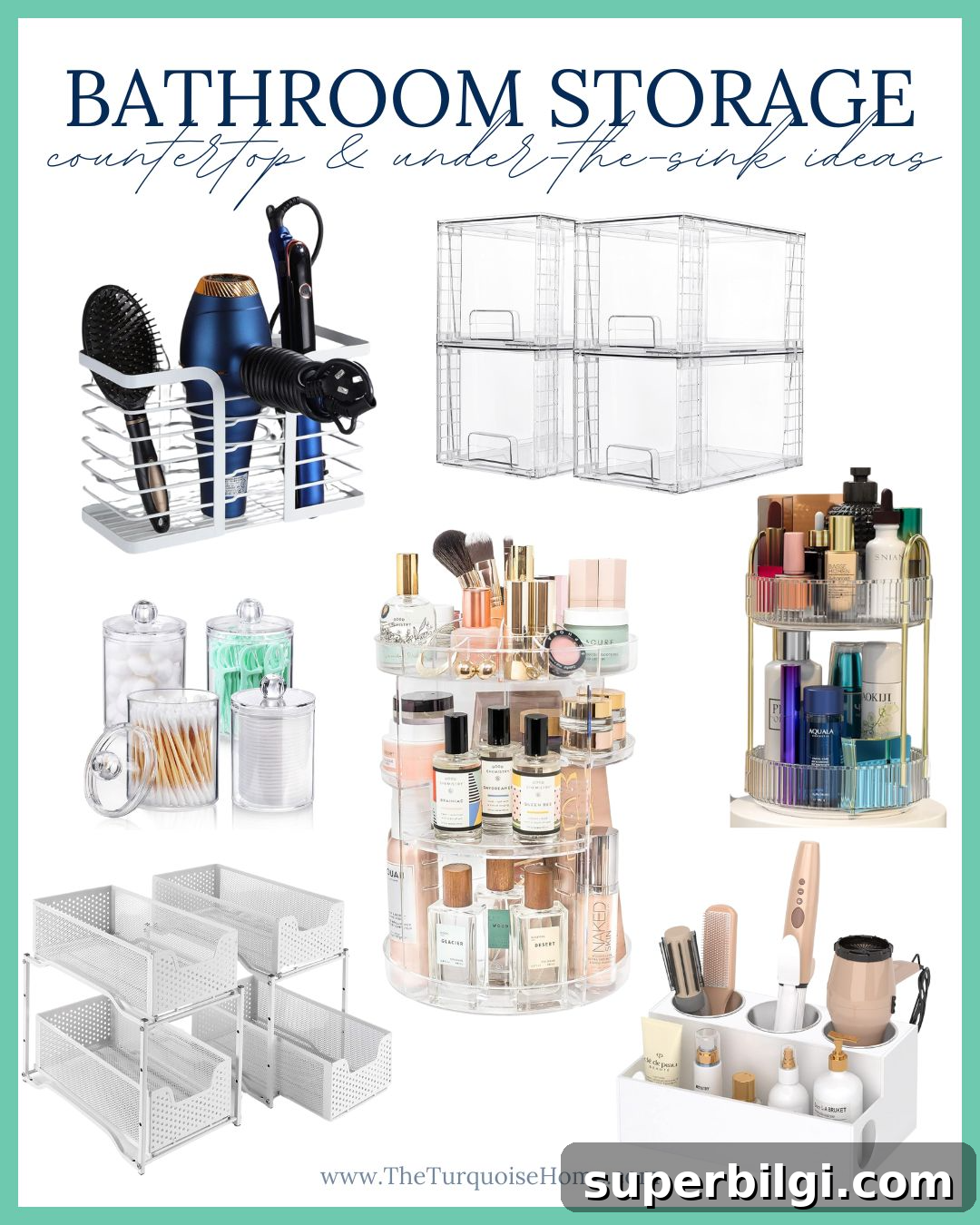Under-Sink Storage Ideas for Bathroom Organization 14 bathroom storage solutions