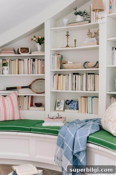 10 Cozy Reading Nook Ideas to Inspire Your Home 6 Built-In Bench and Shelves