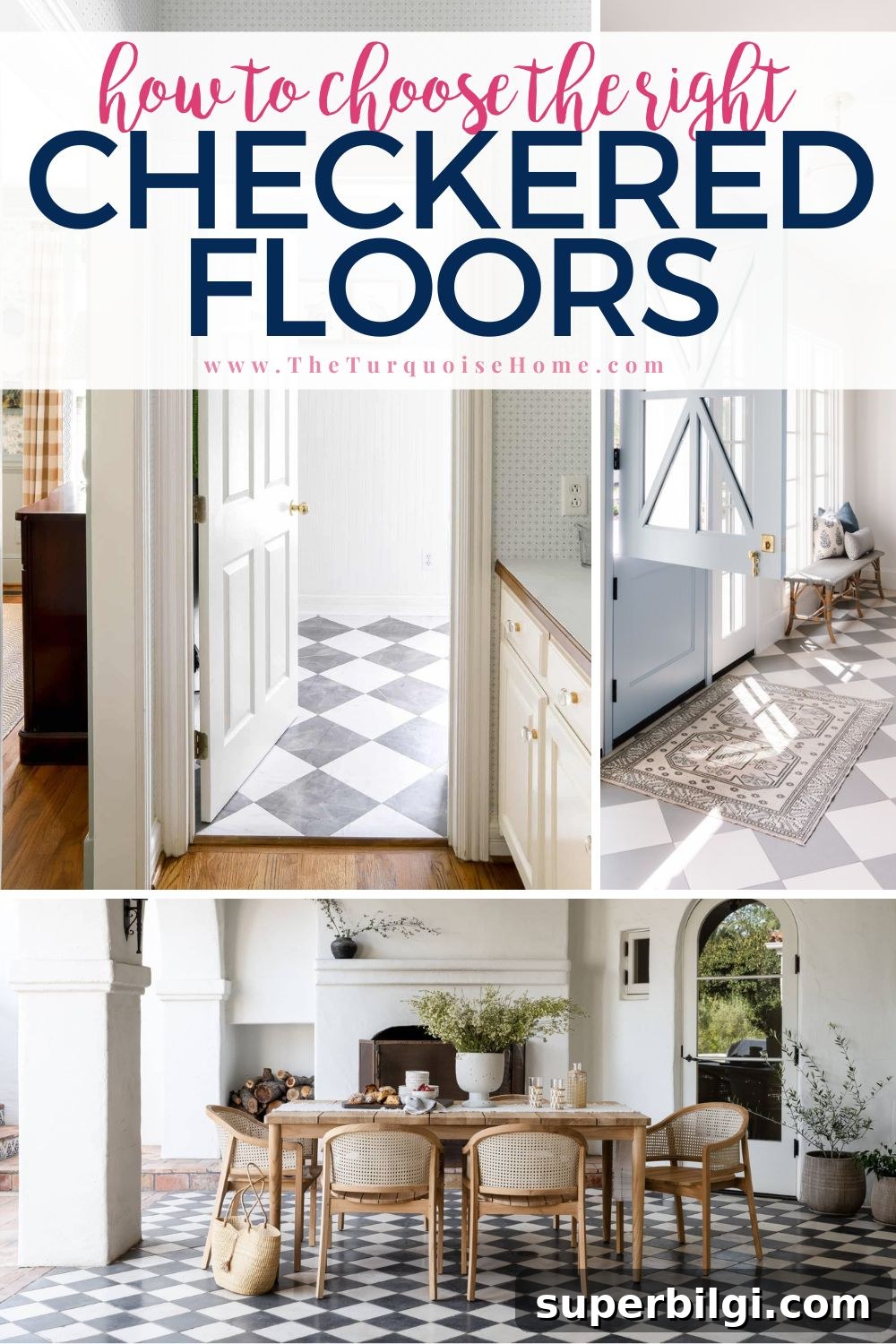 how to choose the right checkered floors for your home.