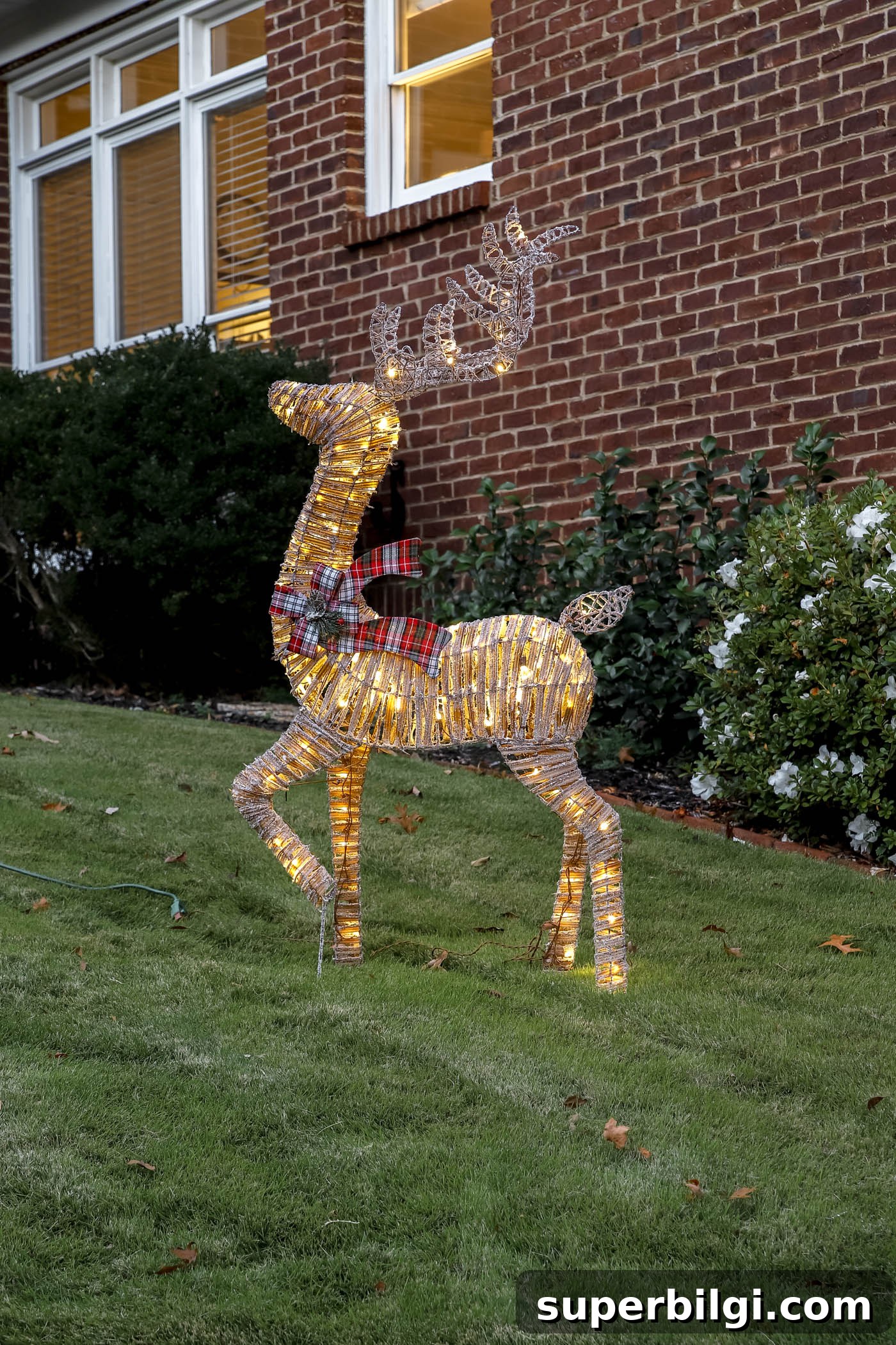 Outdoor Holiday Decor Deals: Lights, Wreaths and Lawn Displays 8 pre-lit outdoor holiday deer figurine