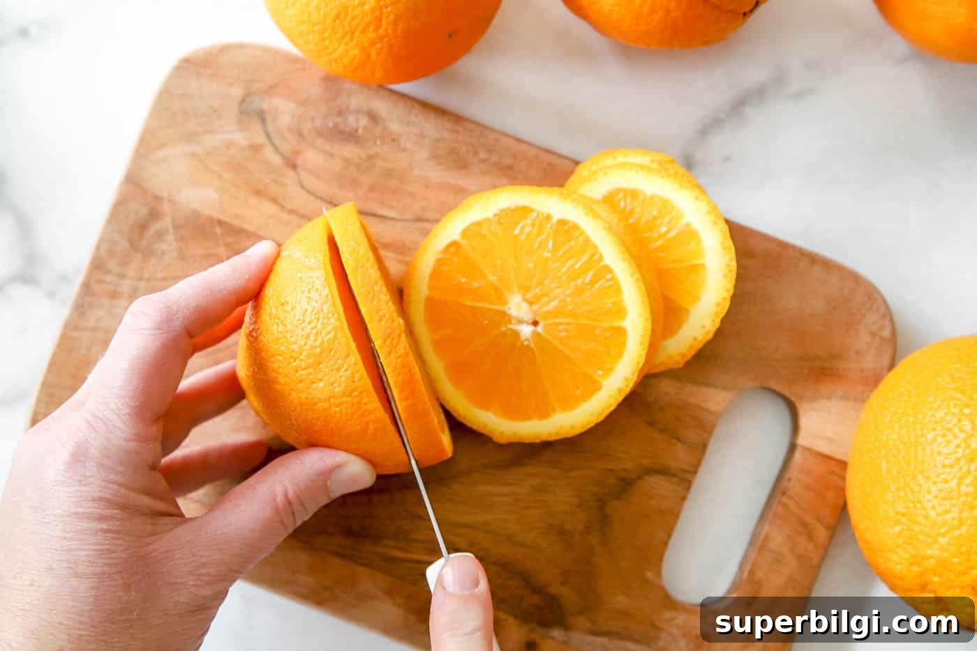 How to Dry Orange Slices for Crafts and Decorations 4 slice oranges thin for dried orange slices