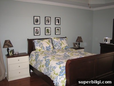 12 Decor Mistakes That Make Your Home Look Cheap 11 bedroom with too small art above the bed is one of the things that make your home look cheap.