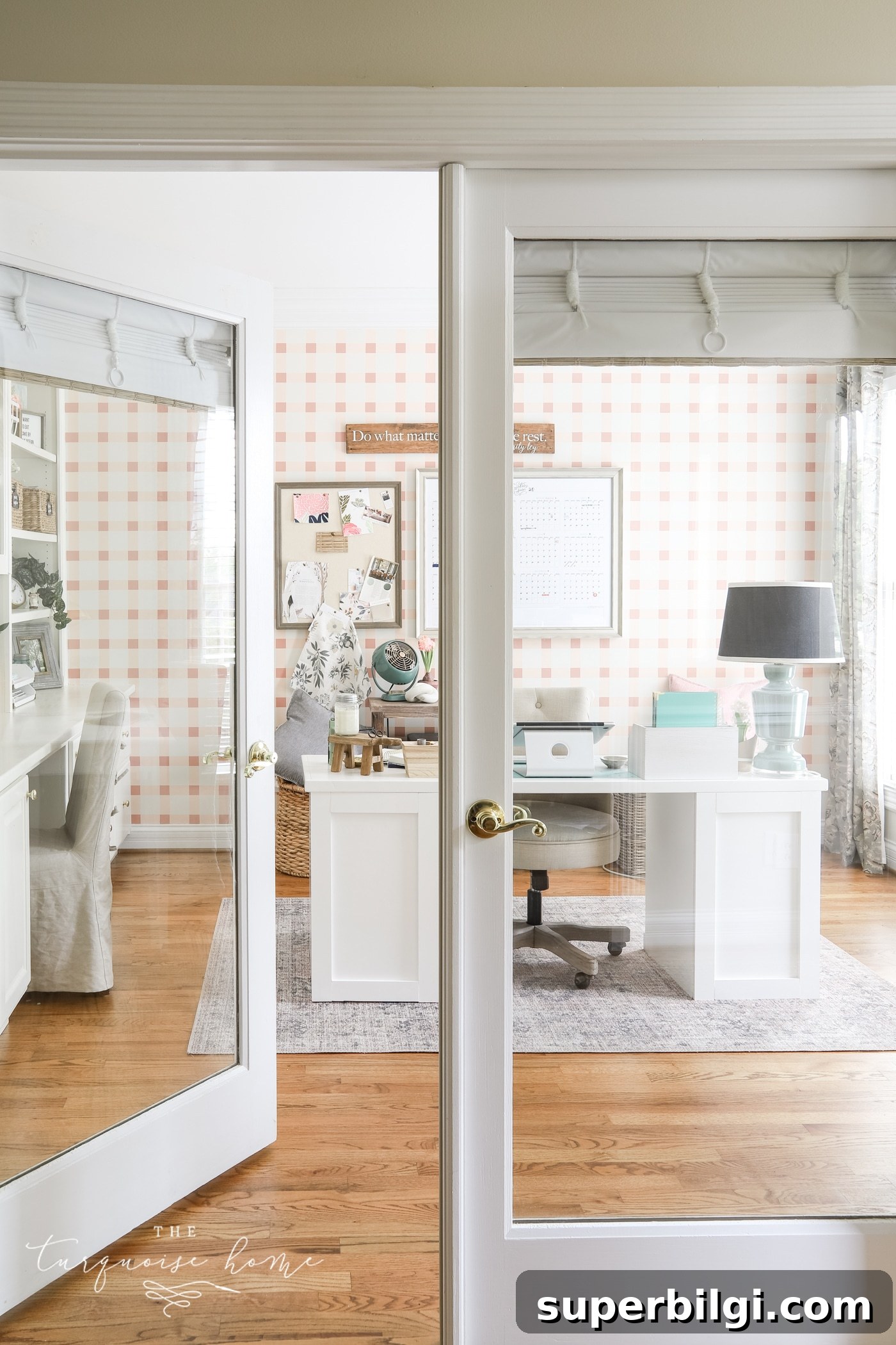 12 Decor Mistakes That Make Your Home Look Cheap 15 Blush & Brass Home Office Reveal