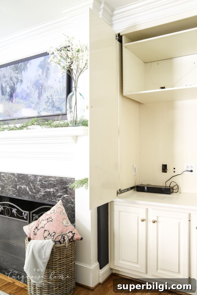 12 Decor Mistakes That Make Your Home Look Cheap 8 TV over mantel with hidden wires