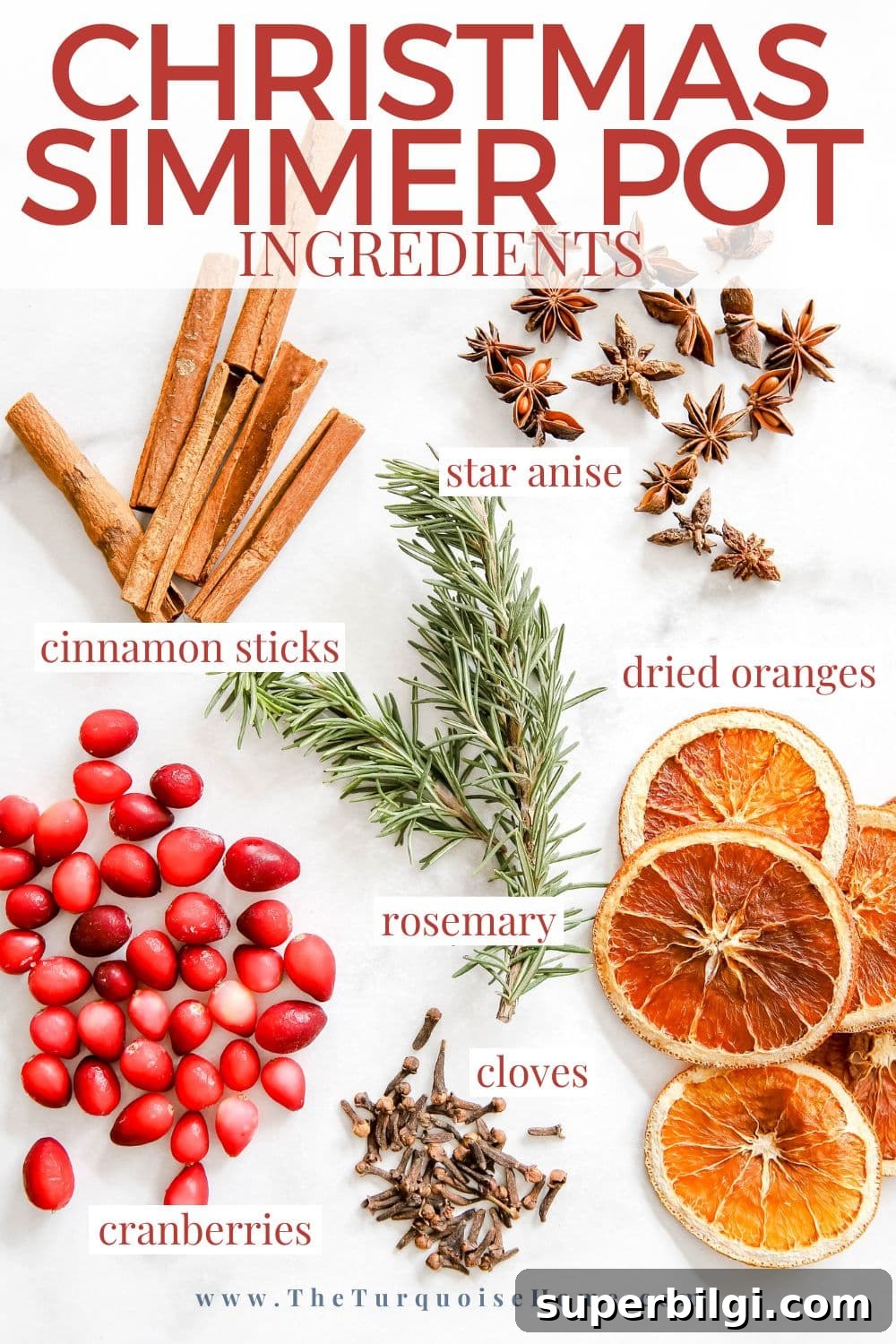 christmas simmer pot ingredients