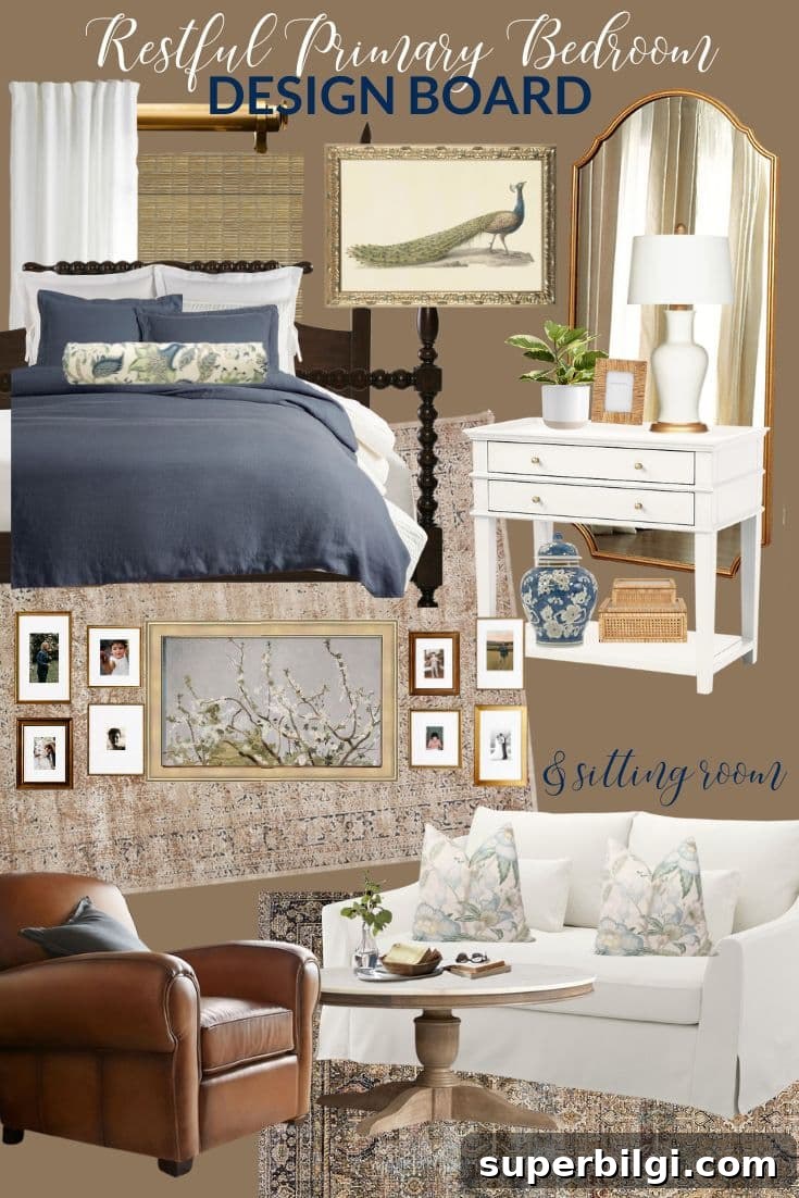 Traditional Bedroom Design Plan: Classic Ideas & Layouts 11 primary bedroom design board 2025