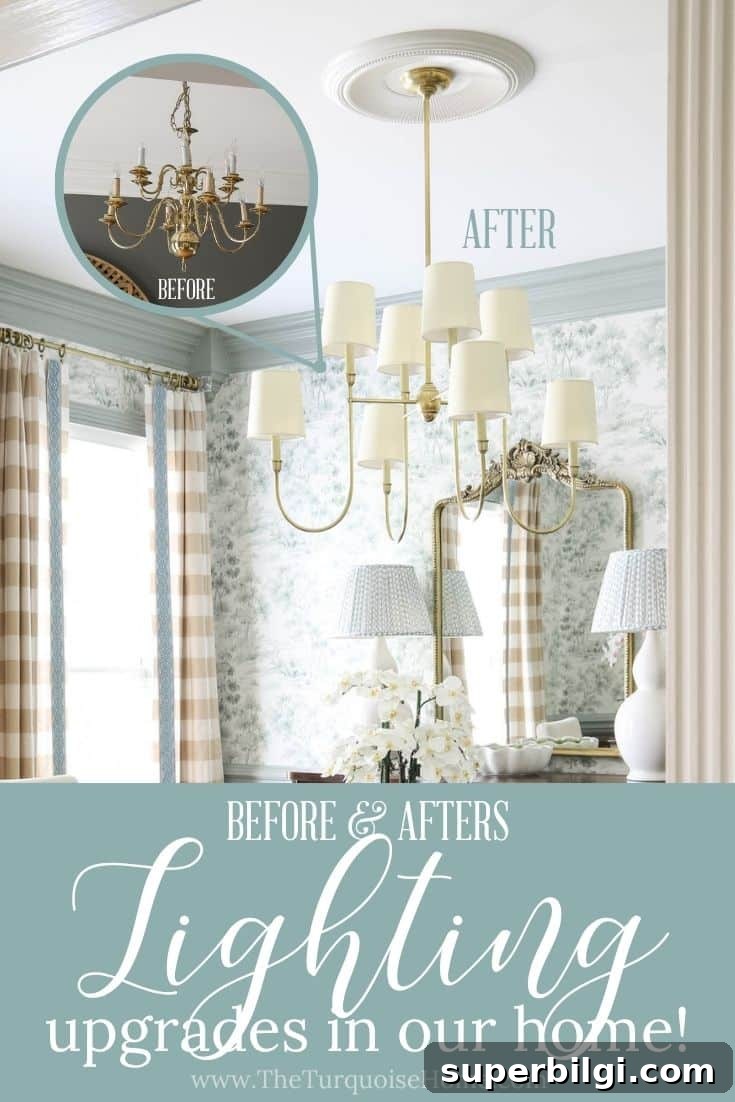 Before and After: Home Lighting Makeover for a Cozier Space 2 before and after lighting in our home