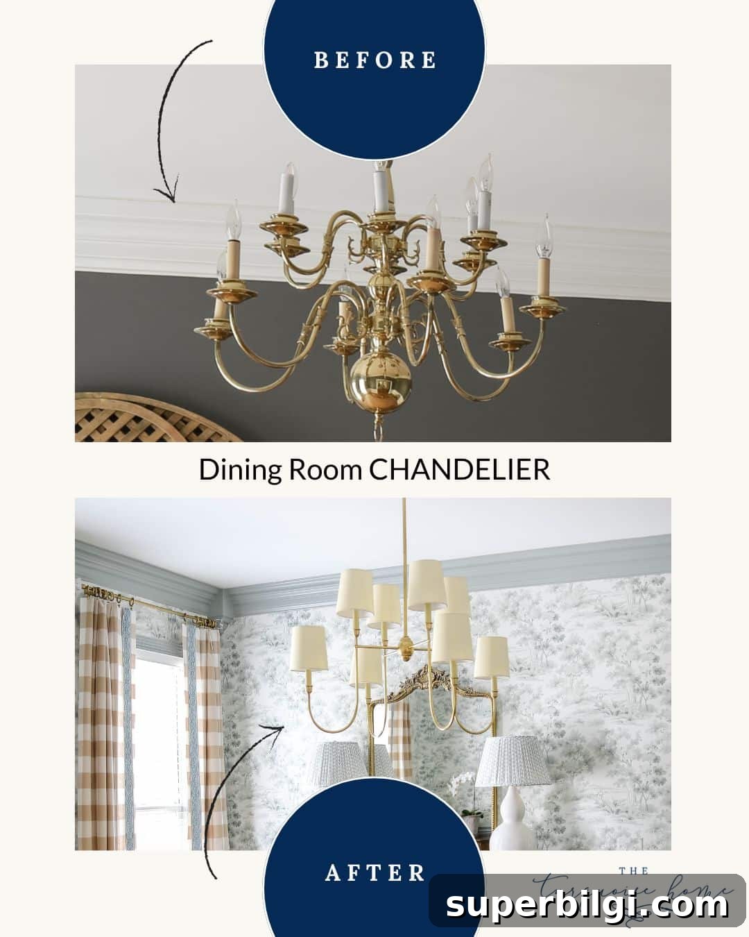 Before and After: Home Lighting Makeover for a Cozier Space 4 before and after dining room lighting