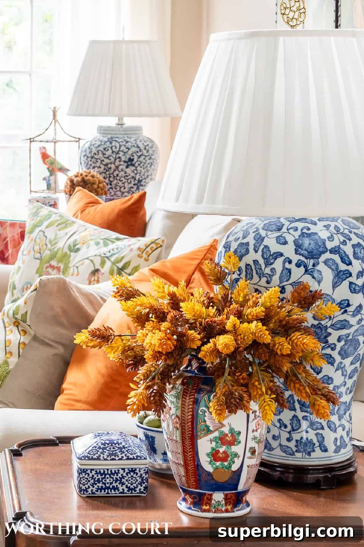 DIY Fall Home Decor: Window Cornice Tutorial and Makeovers 4 easy fall decorating ideas.