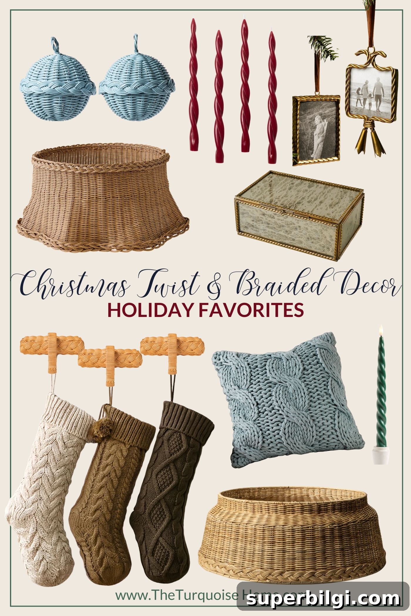 Christmas Decor Trends to Expect in 2025 4 Twist and Braided Decor for Christmas 2025