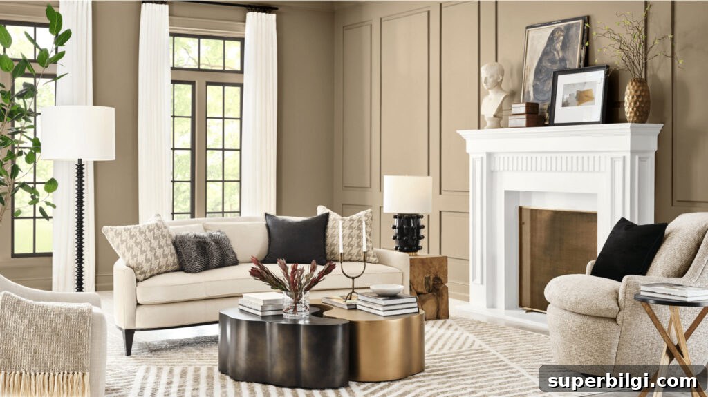 Sherwin-Williams Universal Khaki (SW 6150) Paint Color 8 Living Room Universal Khaki Sherwin Williams