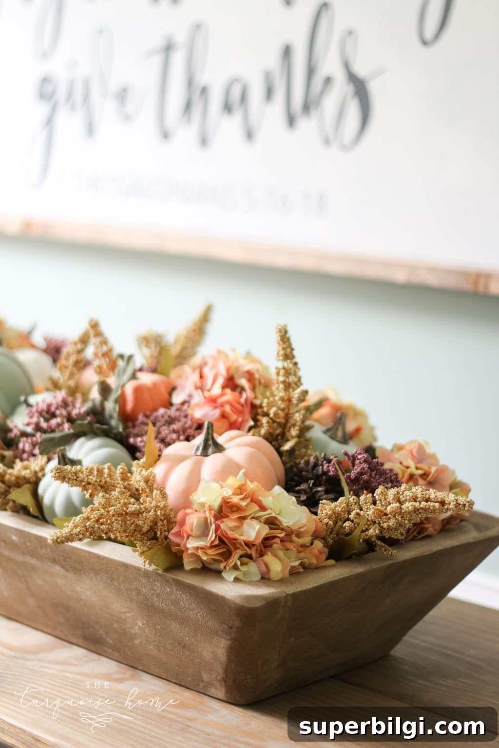 Fall Centerpieces, Kitchen Makeover and Thanksgiving Table Ideas 4 fall centerpiece