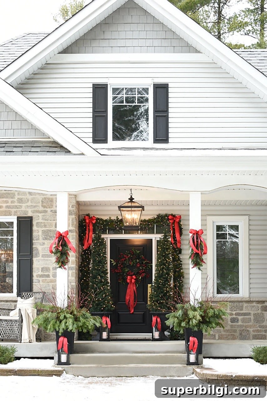 christmas porch decor