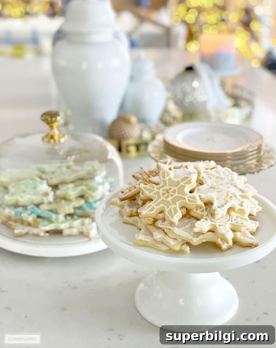 classic frosted christmas cookies