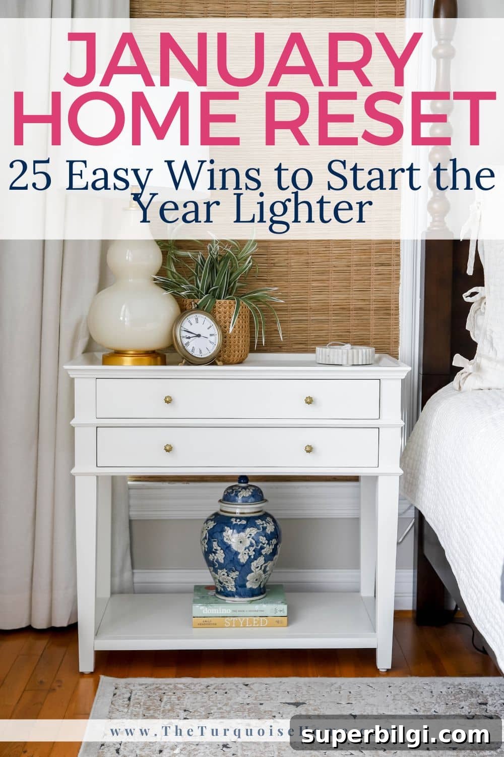25 After Christmas Home Reset Tasks for January 2 January reset ideas