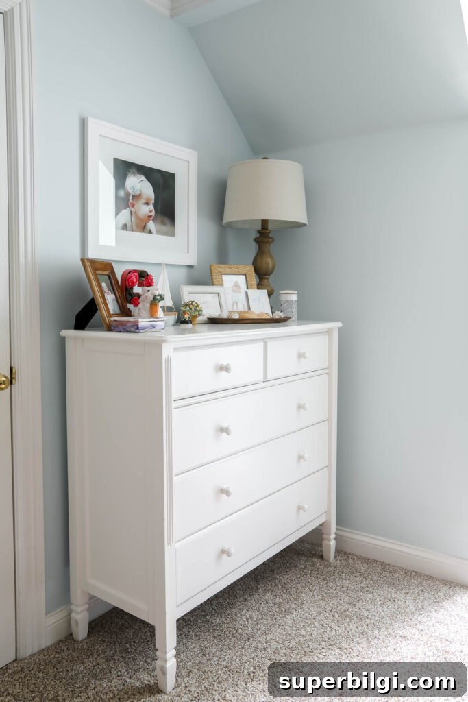 Six Years Later: Home Before-and-After Transformation Tour 7 beachy tween girl bedroom clothing dresser.