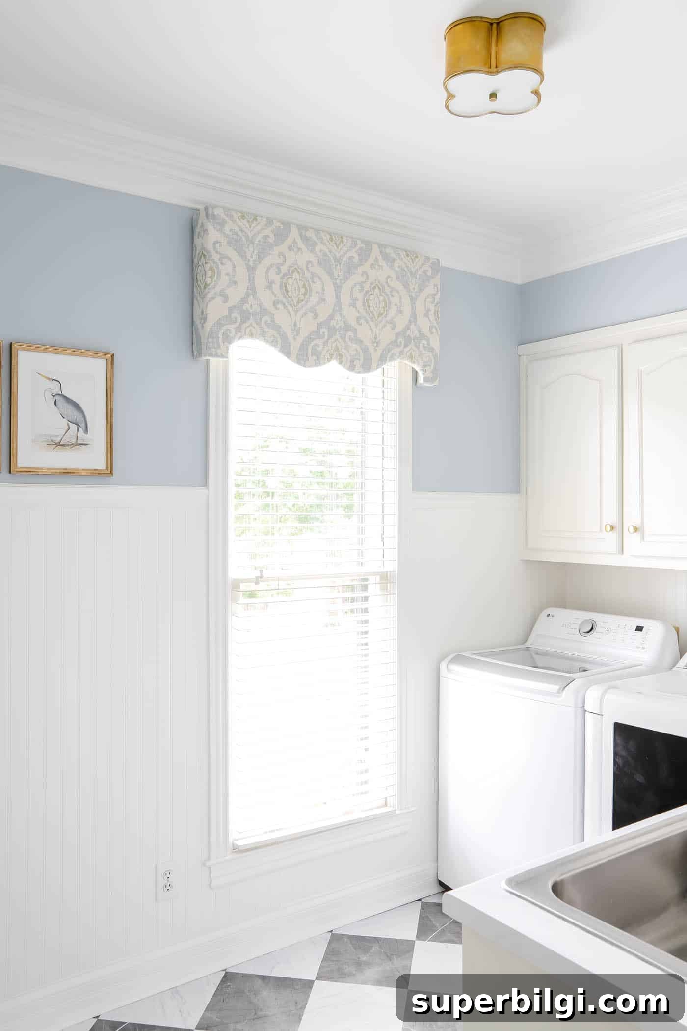 Slow Decorating: Why I No Longer Rush Room Makeovers 4 blue and white laundry room makeover