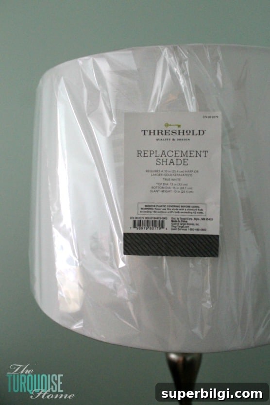 DIY Custom Lampshade: Step-by-Step Tutorial 4 How to Make a Custom Lamp Shade | TheTurquoiseHome.com